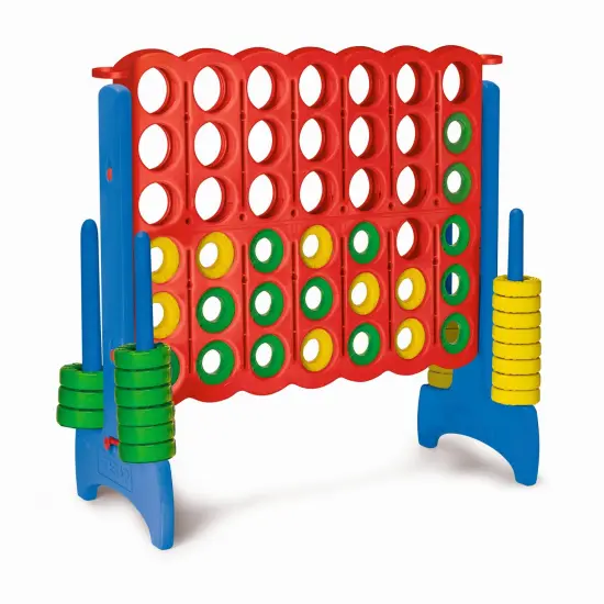 Feber Mega 4 In-Line Game (Primary Color) for Indoor or Outdoor Play {3}