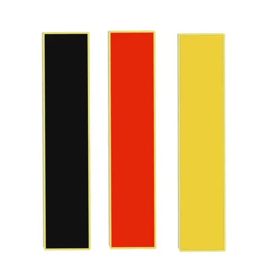 9.8" German Flag Stripe Decal Car Exterior and Interior Sticker {1}