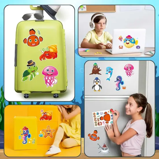 48 Sheets Ocean Stickers for Kids {5}