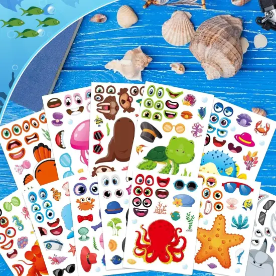 48 Sheets Ocean Stickers for Kids {4}