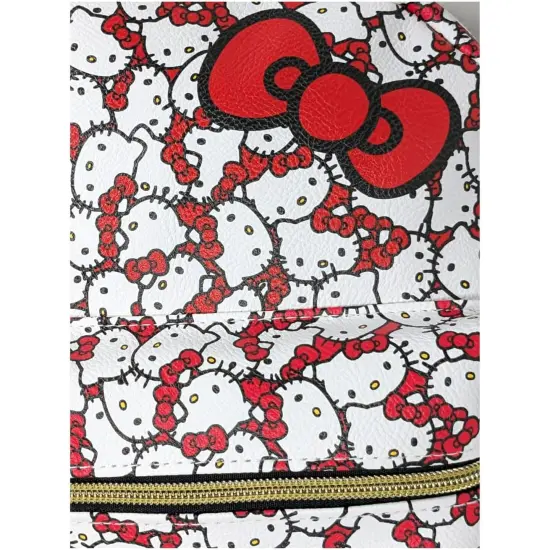 Hello Kitty Mini Backpack, White / Red {3}