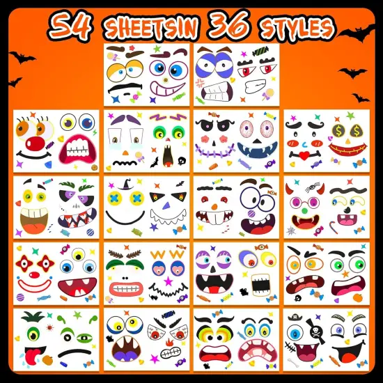 108 Pack Pumpkin Decorating Kit {2}
