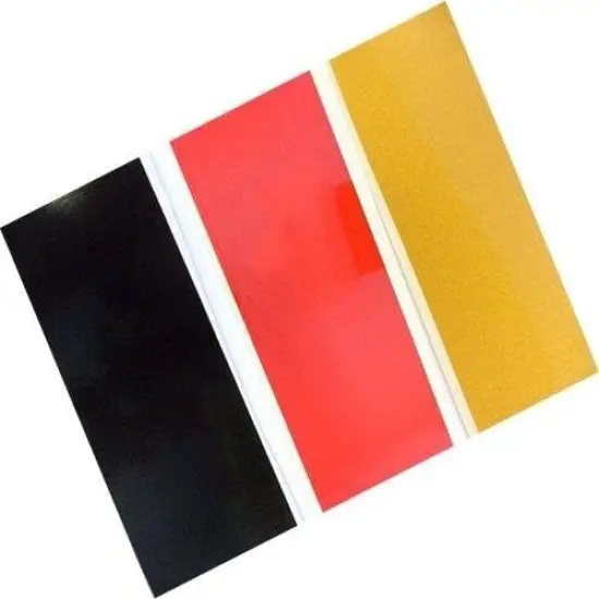 9.8" German Flag Stripe Decal Car Exterior and Interior Sticker {2}
