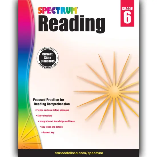 Reading Workbook, Grade 6, Paperback {1}