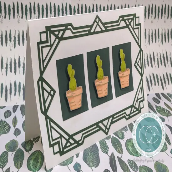 Craft Consortium Clear Stamps-Cactus, Botany Boutique {3}