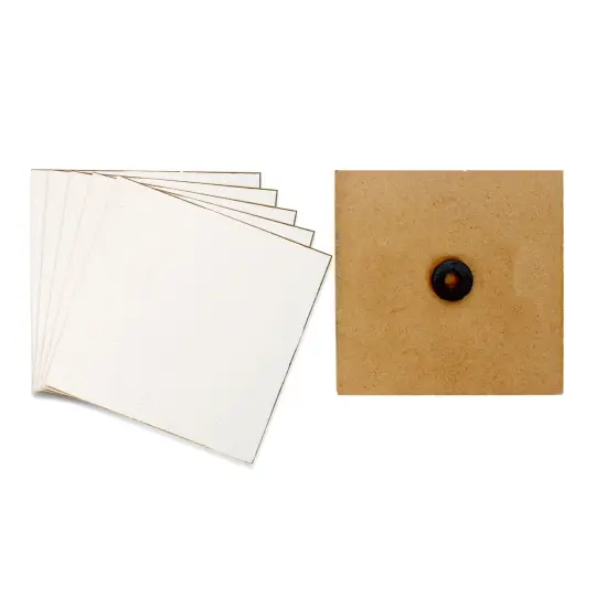 Little Birdie Customizable Canvas Fridge Magnet MDF 10/Pkg-Assorted {3}