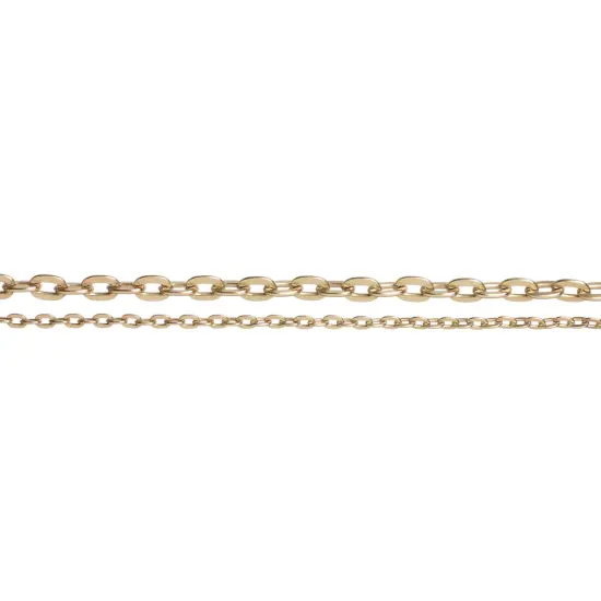 CousinDIY Jewelry Basics Metal Chain 100"-Antique Gold Small Oval {3}