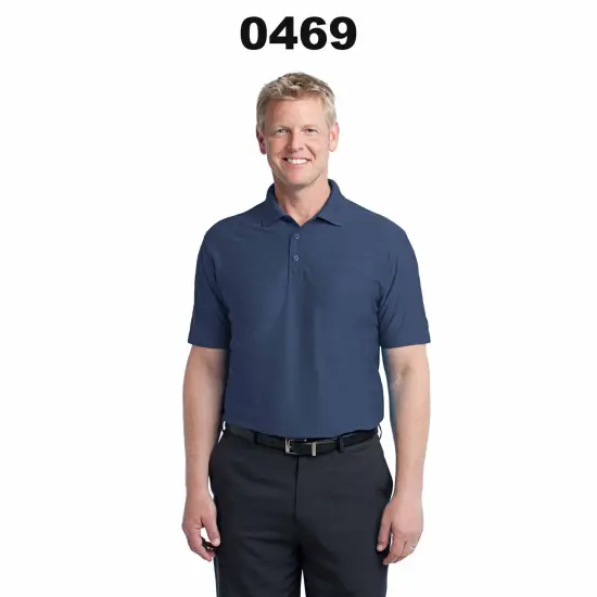 Sierra Pacific&reg; Moisture Free Mesh Polo Steel grey {3}