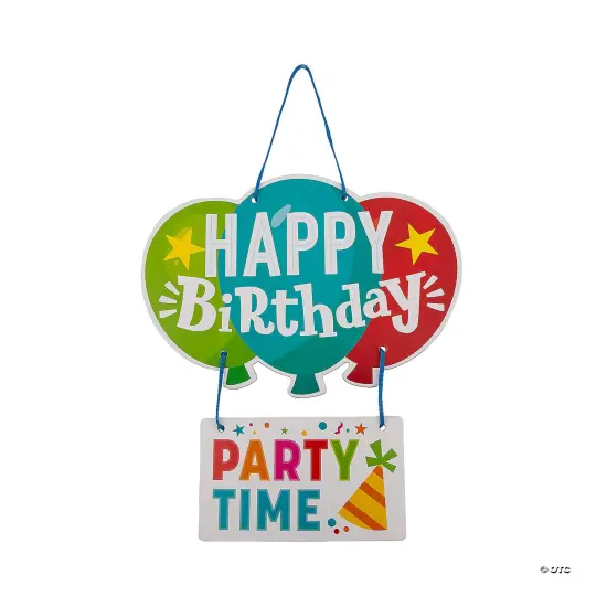 Happy Birthday Door Sign {3}