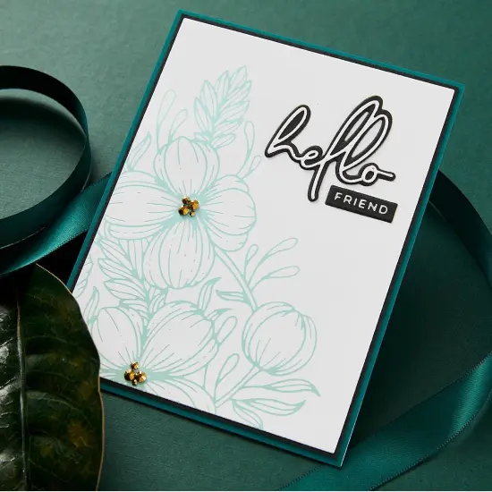 Spellbinders Glimmer Plate-Glimmering Buttercups {5}