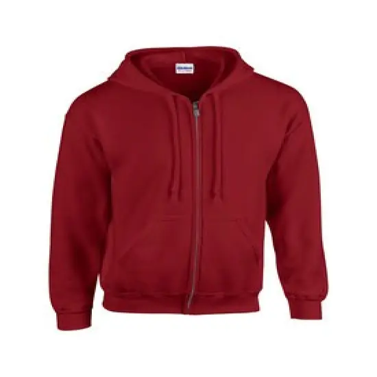 Gildan&reg; Heavy Blend Full-Zip Hooded Sweatshirt Cardinal Red {1}