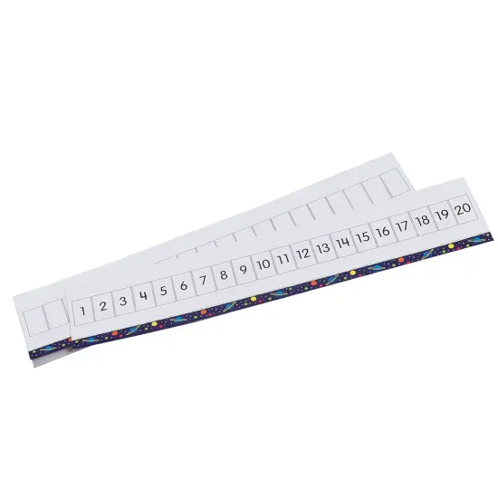 Write-On/Wipe-Off 1-20 Number Path, Set of 10 {1}