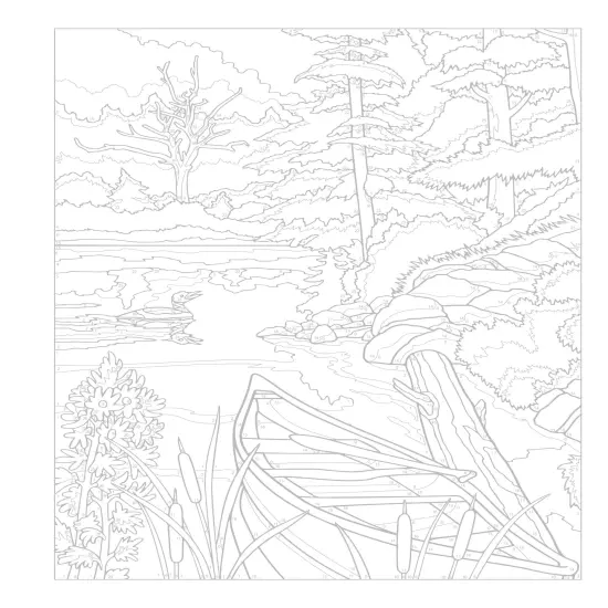 Creative Haven: Country Scenes Color By Number-Softcover {4}