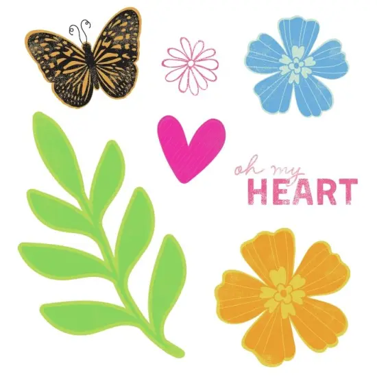 Vicki Boutin Bold And Bright Stamp & Die Set-Oh My Heart {3}