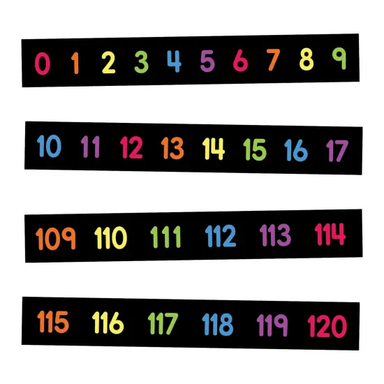 Numbers 0-120 Mini Bulletin Board Set, 16 Pieces {1}