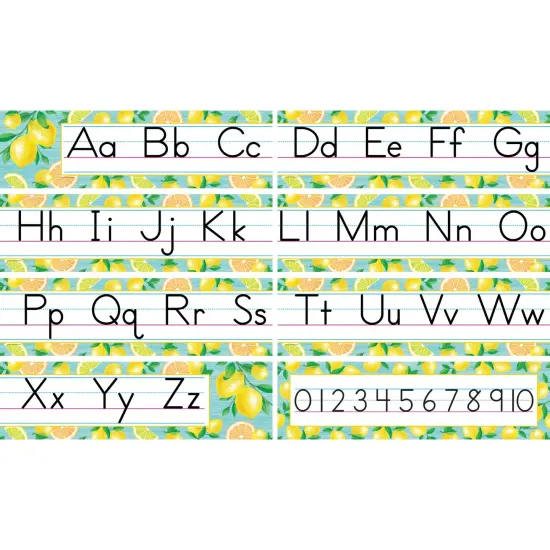 Lemon Zest Traditional Printing Mini Bulletin Board Set {1}