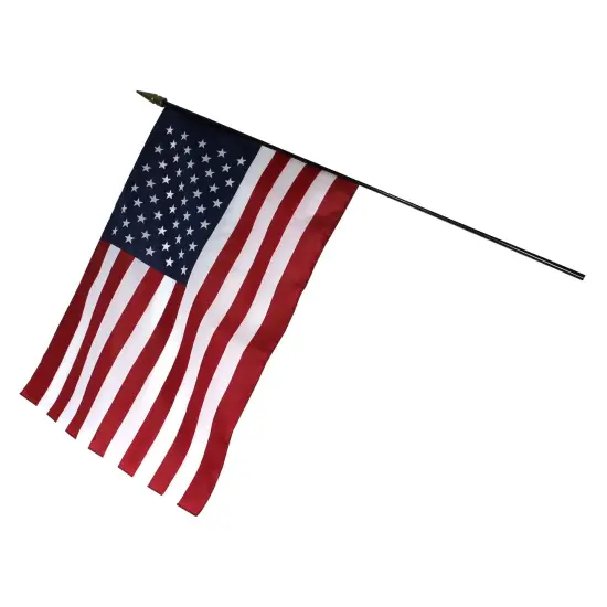 Empire Brand U.S. Classroom Flag with Staff, 16" x 24" {1}