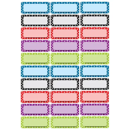 Die-Cut Magnetic Foam Color Dots Labels/Nameplates, Pack of 30 {1}