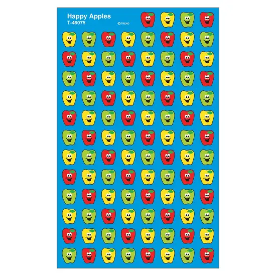 Happy Apples superShapes Stickers, 800 ct {1}