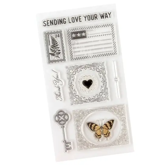 Bo Bunny Charmed Chronicles Acrylic Stamp Set-10/Pkg {4}