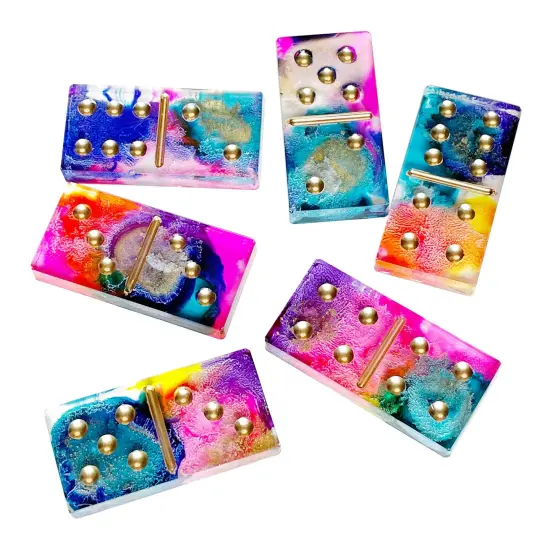 Jewelry Made By Me Resin Craft Silicone Mold-Dominoes {4}