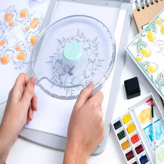 Sizzix Stencil & Stamp Tool Accessory-Stamp & Spin Tool {4}