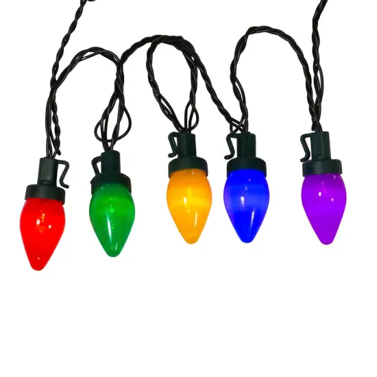 Kurt Adler 100-Light C7 Multicolored String Light Set {2}