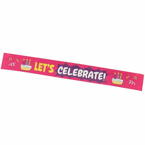 Happy Birthday Slap Bracelets - 12 Pc. {3}
