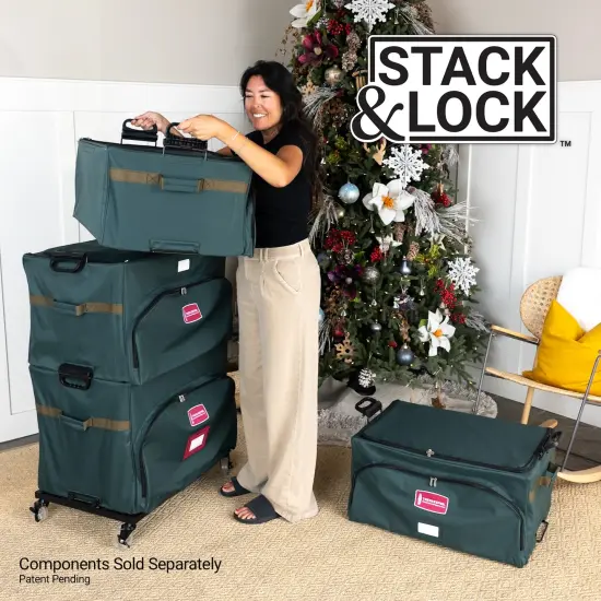 72 (4 in.) Christmas Ornament Storage Box w/ Front Pocket {6}