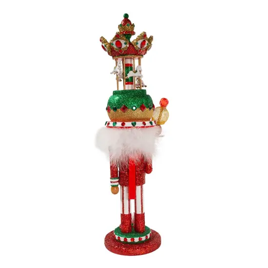 Kurt Adler 18-Inch Carousel Hat Musical Nutcracker {3}