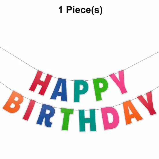 Giant Happy Birthday Outdoor Banner {1}