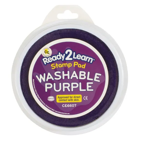 Jumbo Circular Washable Stamp Pad - Purple - 5.75" dia. {1}