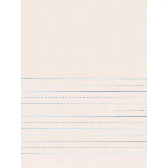 Newsprint Handwriting Paper, Picture Story, 7/8" x 7/16" Ruled Short, 9" x 12", 500 Sheets {1}