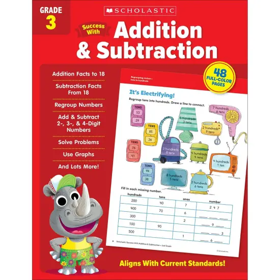 Success With Addition & Subtraction: Grade 3 {1}