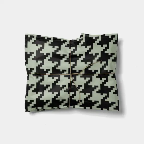 Lichen Green Oversized Houndstooth Gift {1}