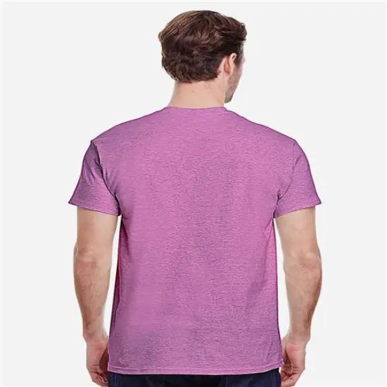 Premium Thick Cotton T-Shirt Sturdy and Soft for All-Day Comfort Heather Military Grn {8}