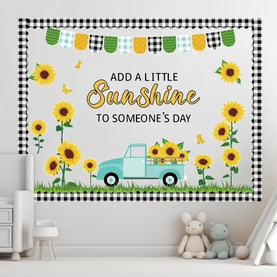 Sunflower Truck Classroom Bulletin Board {4}