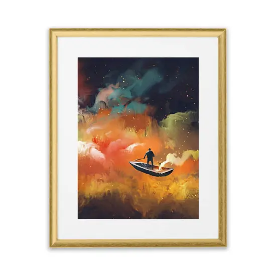 Classic Gold Wall Frame, 16x20", with Acid-Free Mat {1}