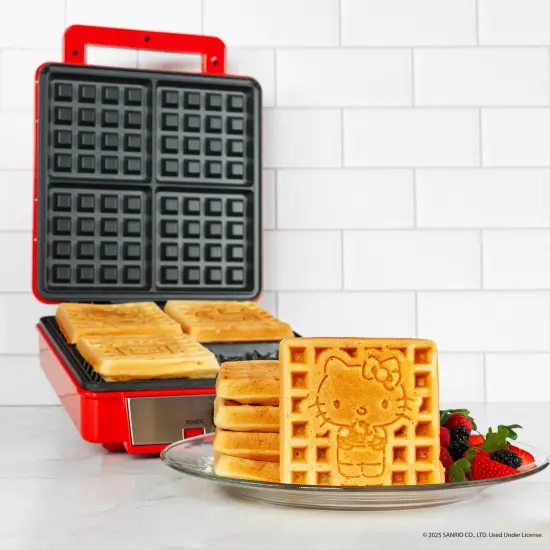 Uncanny Brands Hello Kitty Deluxe Waffler {2}