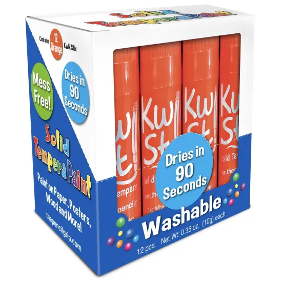 Kwik Stix Solid Tempera Paint Sticks 12/Pkg {3}