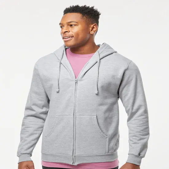 Gildan&reg; Heavy Blend Full Zip Hooded Sweatshirt Forest {5}