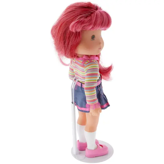 Plymor DSP-70W White Adjustable Doll Stand, fits 12, 13, 14, 15, 16, and 17 inch Dolls or Action Figures, Waist is 2.25" - 2.75" wide, 6" - 8" around {5}