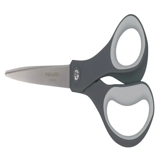 Fiskars Everyday Softgrip Titanium Scissors 8"-Gray {3}