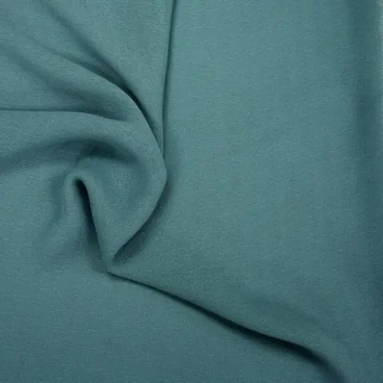 1 Yard Teal Crepe Caterina Fabric Lightweight 100% Polyester 58/60 Inches Wide {1}