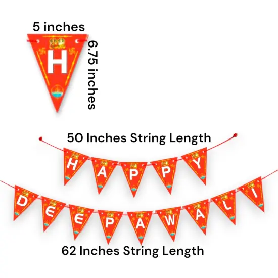Happy Deepawali Paper Banner, Happy Diwali Banner, Deepawali Decor, Diwali Decorations, Diwali Backdrop, Diwaly Party, Diwali Garland, Diwali Decor {2}