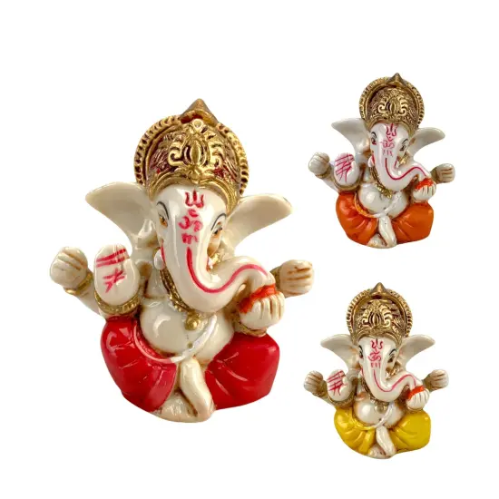 Acrylic Car Ganesha, Ganesha Pooja Favor, Housewarming Favor, Ganesh Statue, Indian Gift, Indian Favor, Ganesh Idol, Ganesha Statue {6}