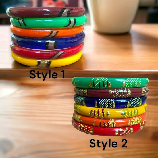 20ct Glass Bangle for Women, Baby Shower Bangles, Gold Line Bangles, Indian Bangles, Return Gifts, Valaikappu Bangles, Wedding Glass Bangle {4}