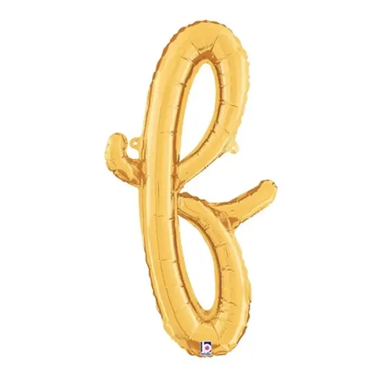 Betallic&reg; 24 inch Script Letters Gold Air Fill Only {3}