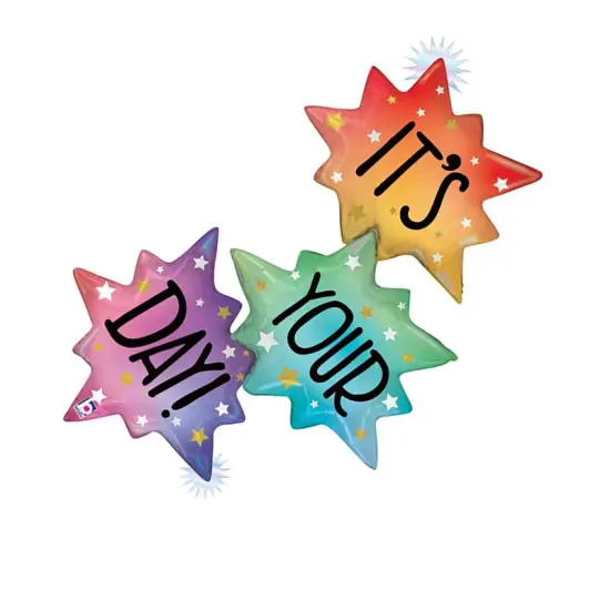 Betallic&reg; 51 Inch Opal It's Your Day Burst Balloon {2}