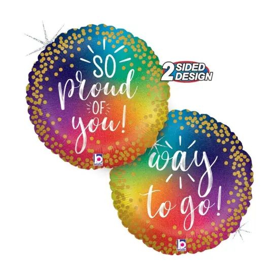 Betallic&reg; 18 Inch So Proud Rainbow Balloon {1}